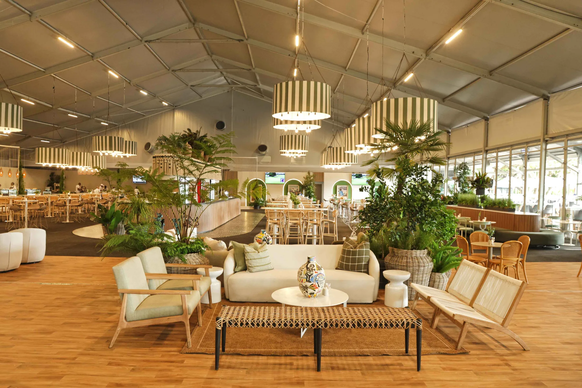 Hospitality lounge at the Nedbank Golf Challenge